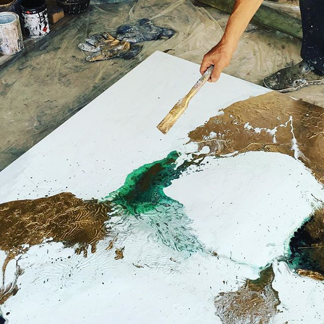 Monday morning in my studio