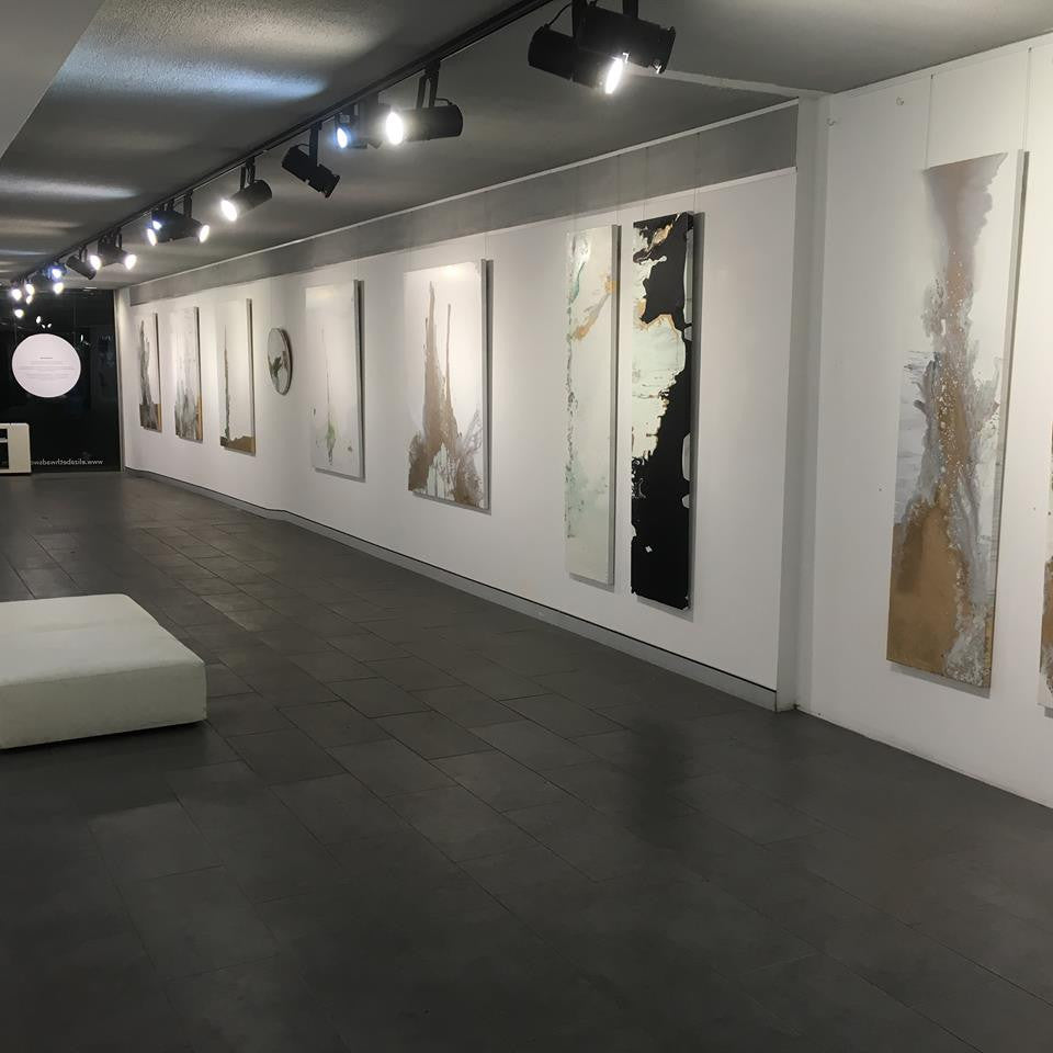 Finished hanging the show - launching tonight 31.05