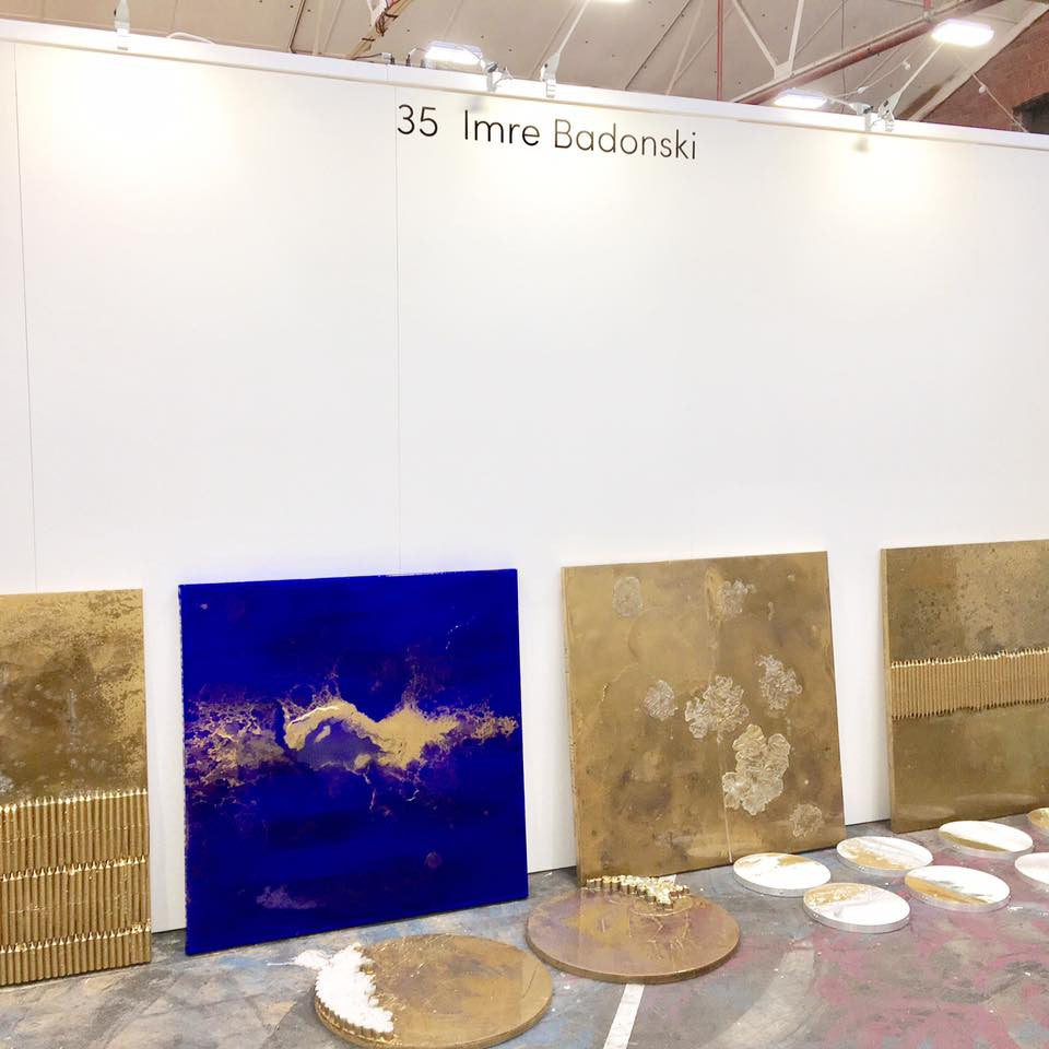 Setting up my stand at TOAF Melbourne